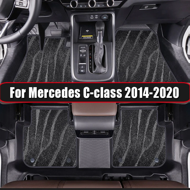 

Специальные автомобильные коврики из TPE для Mercedes-Benz C-Class Sedan W204 2008-2013, W205 2014-2020, аксессуары для интерьера, ковровое покрытие, стайлинг