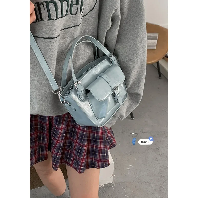 

Новинка 2024 года, весенняя женская портативная сумка-корзина для овощей в корейском стиле, универсальная сумка через плечо