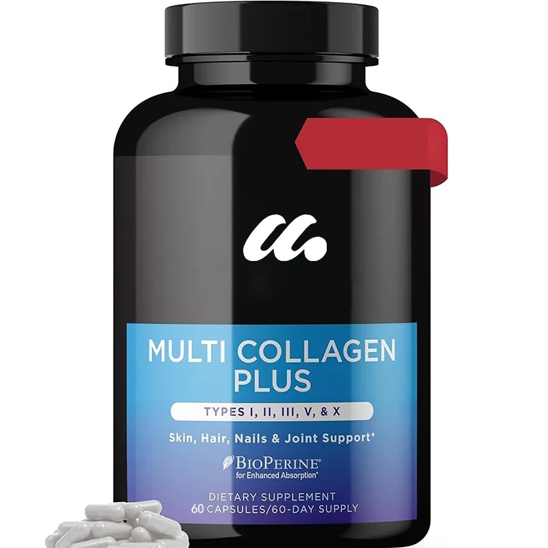 Multi collagen pills-collagen supplements that support hair, skin, nails, and joints - hydrolyzed collagen supplements for women