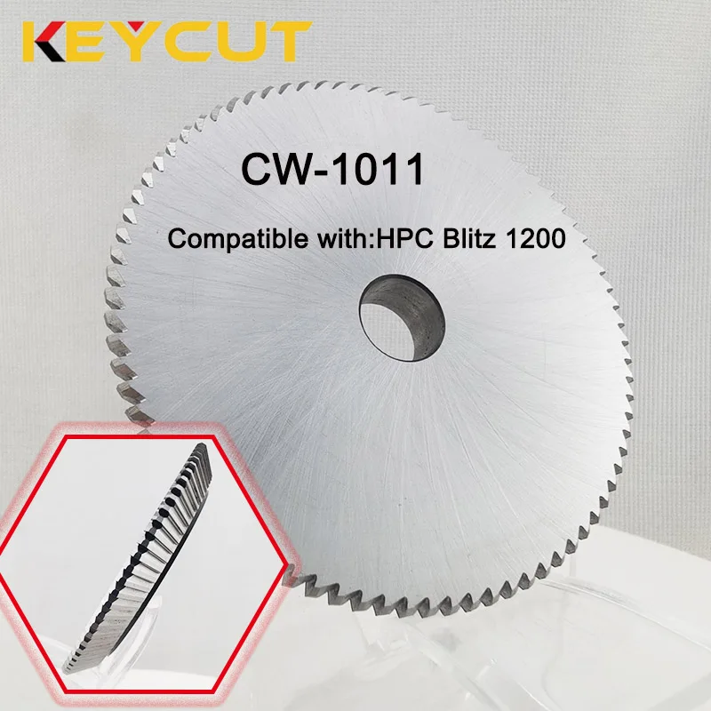 CW-1011 CW-1011C Key Milling Cutter  for 90° Small Cylinder & Auto Cutter Compatible with HPC Blitz 1200 machines