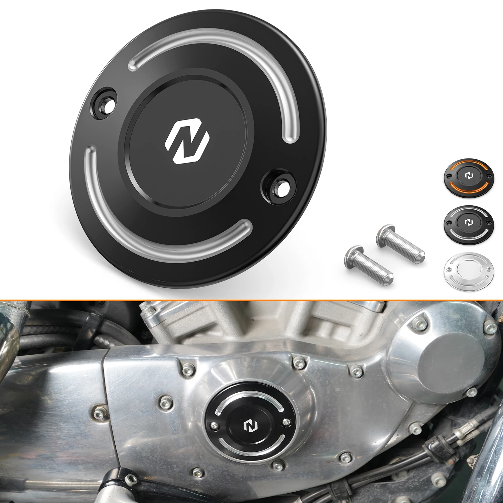 

Timer Cover for Harley Iron 883 XL883N 2009-2022 Iron 1200 XL1200NS 2018-2021 Forty-Eight XL1200X 10-22 Roadster XL1200CX 16-20