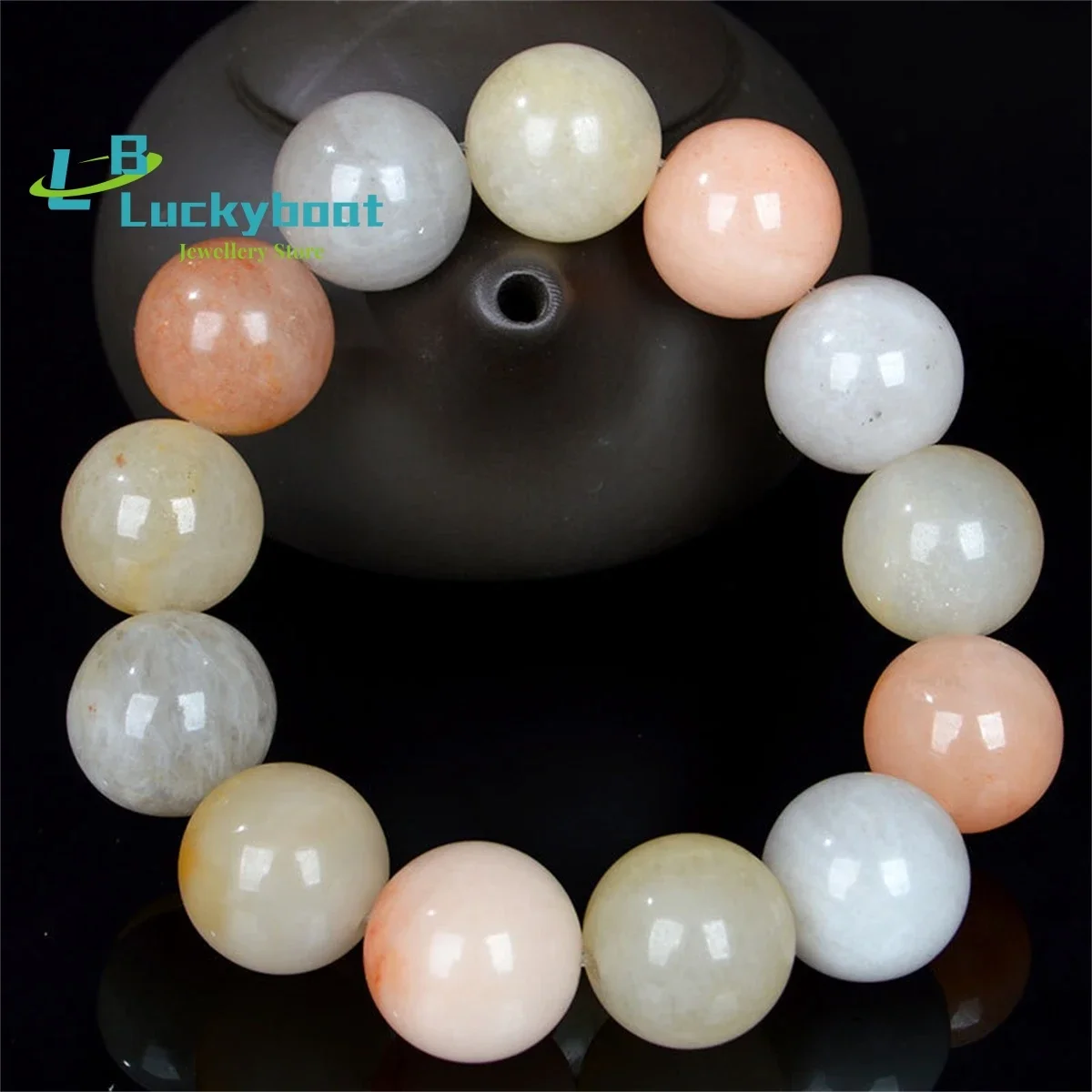 

Natural Xinjiang Gold Silk Jade 18mm Round Bead Color Chain Jade Ware Wholesale For Men And Women Fashion Jewellery Charm Gift