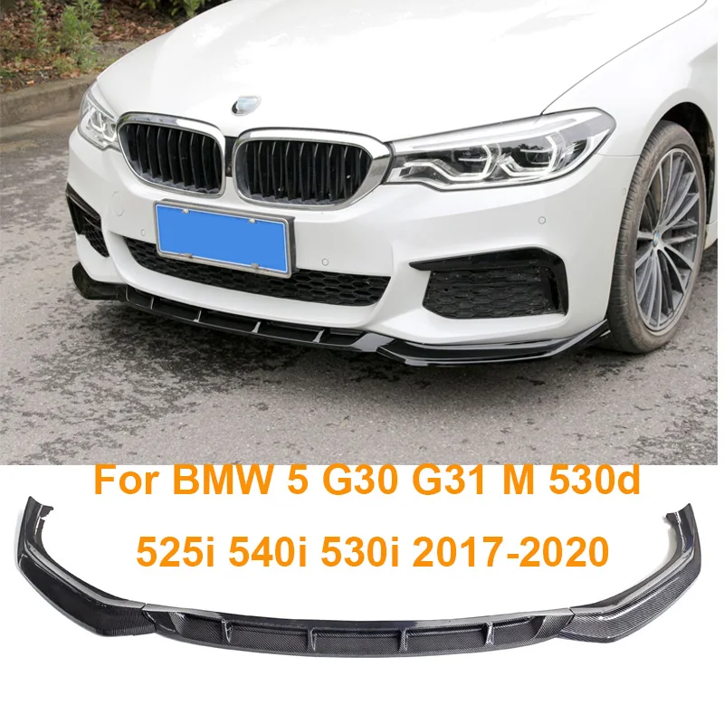 

For BMW 5 G30 G31 M 530d 525i 540i 530i 2017-2020 Modified Splitter Deflector Front Bumper Lip Guard Chin Tuning Body Kit Refit