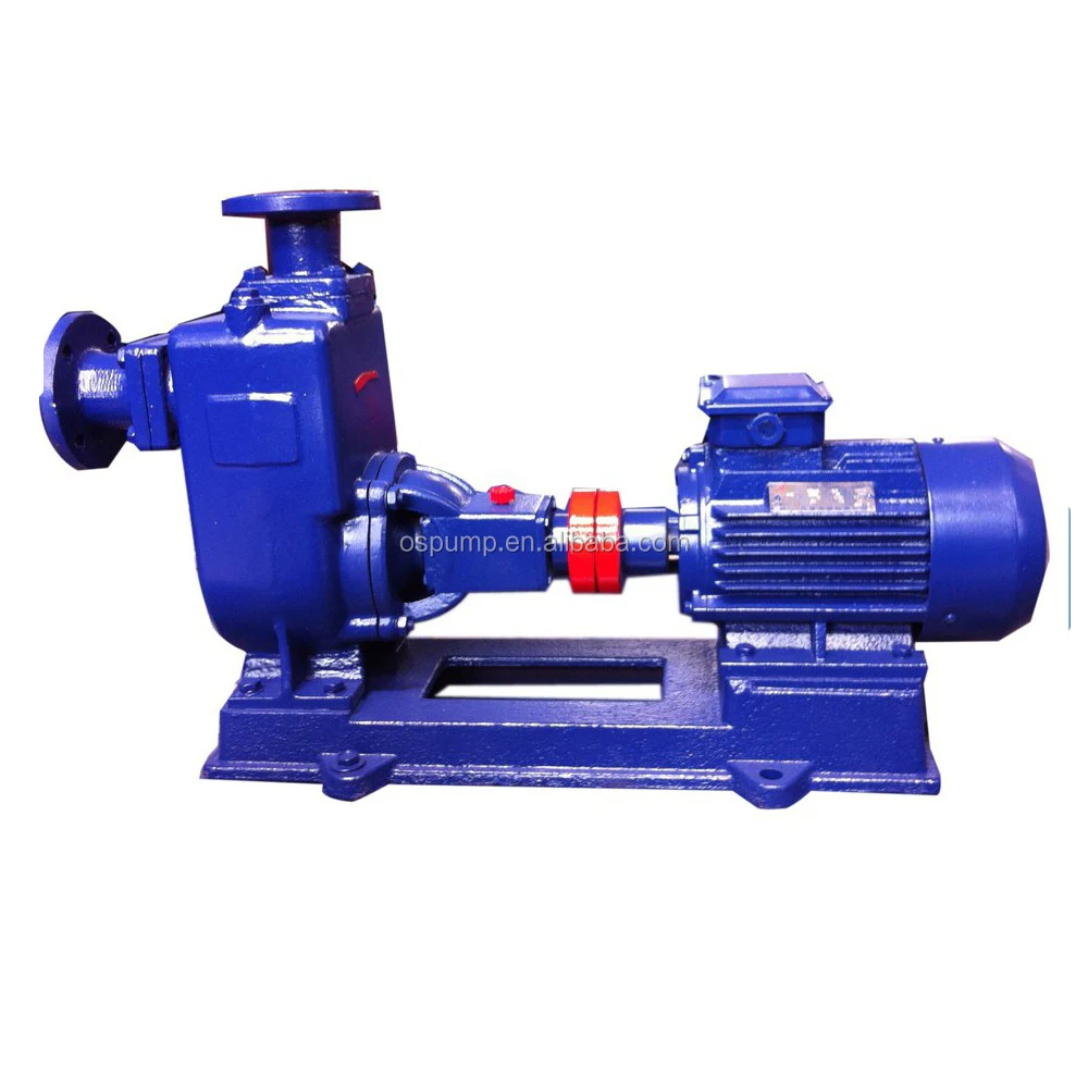 Zw Type Non-Clogging Horizontal Centrifugal Water Pump Acid and Alkali Resistant Self Priming Sewage Pump