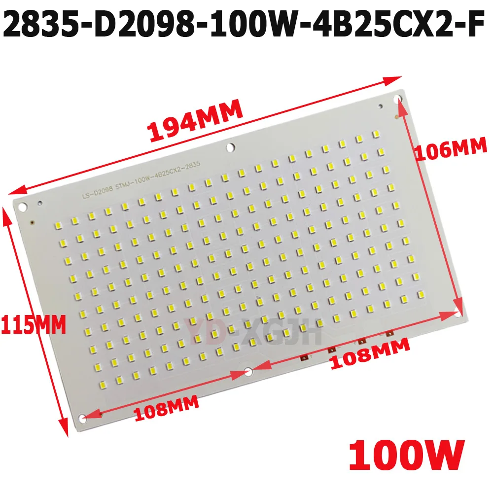 Bianco/bianco caldo 50W 100W,SMD2835,LED PCB Board alluminio 75V 10000Lm 260-280MA proiettore Retrofit esterno lampada bordo accessori