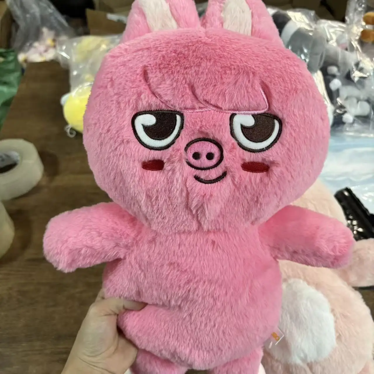 

New Stray Kids SKZOO Teddy Plush Hug Pillow Doll Fans Gift Plush Toy Seoul FM Week Cloak Doll Magic School Kid Birthday Gift