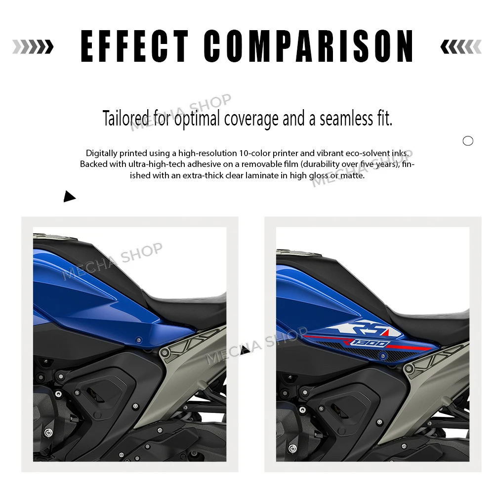 Аксессуары для мотоциклов, защитная наклейка на бак для R1300 RS 2025 2026, 3D наклейка R1300RS