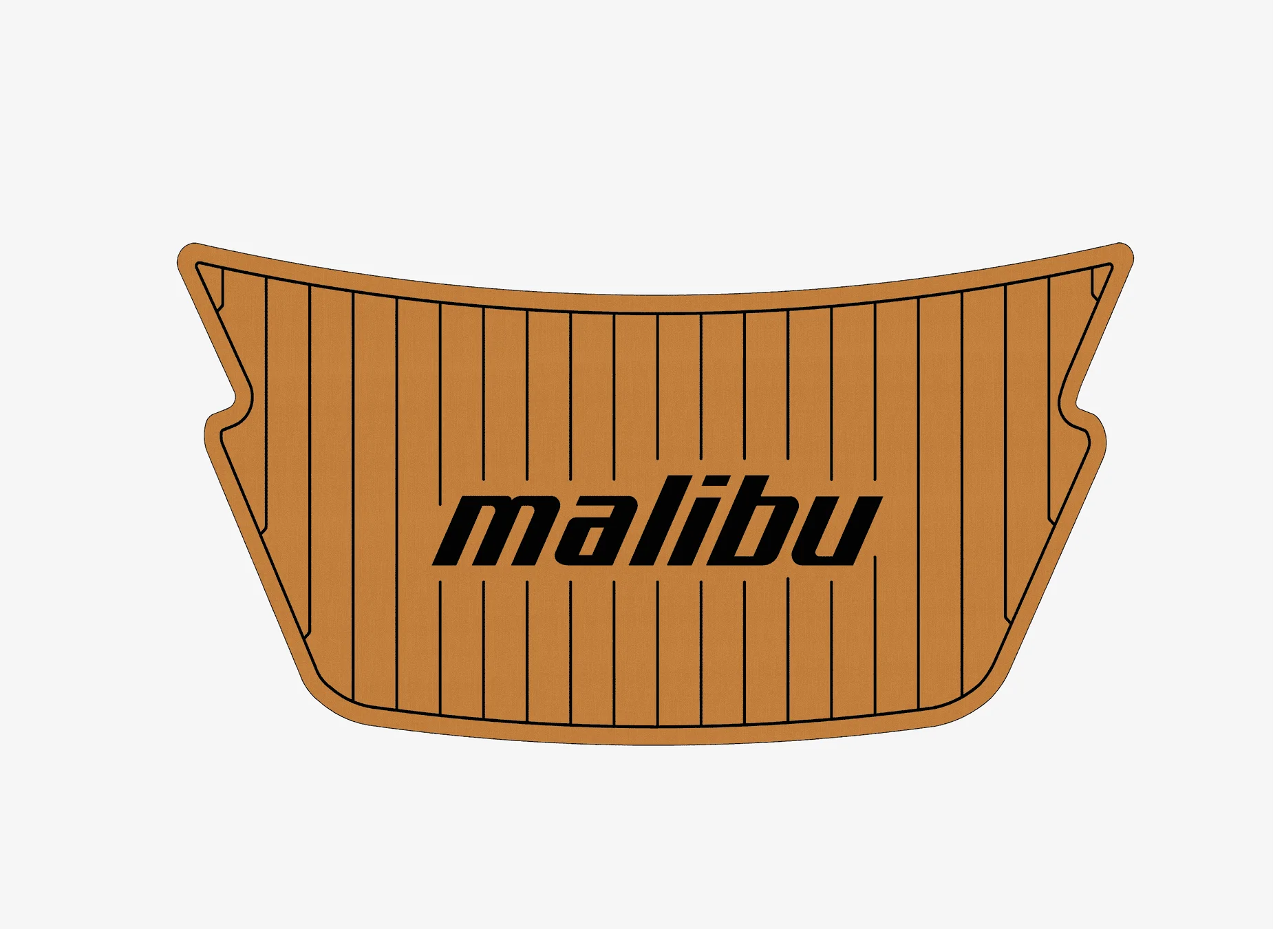 Marine Faux Teak EVA Non-Slip Mat - 2013-2016 Malibu 22 MXZ Self-Adhesive 1/4