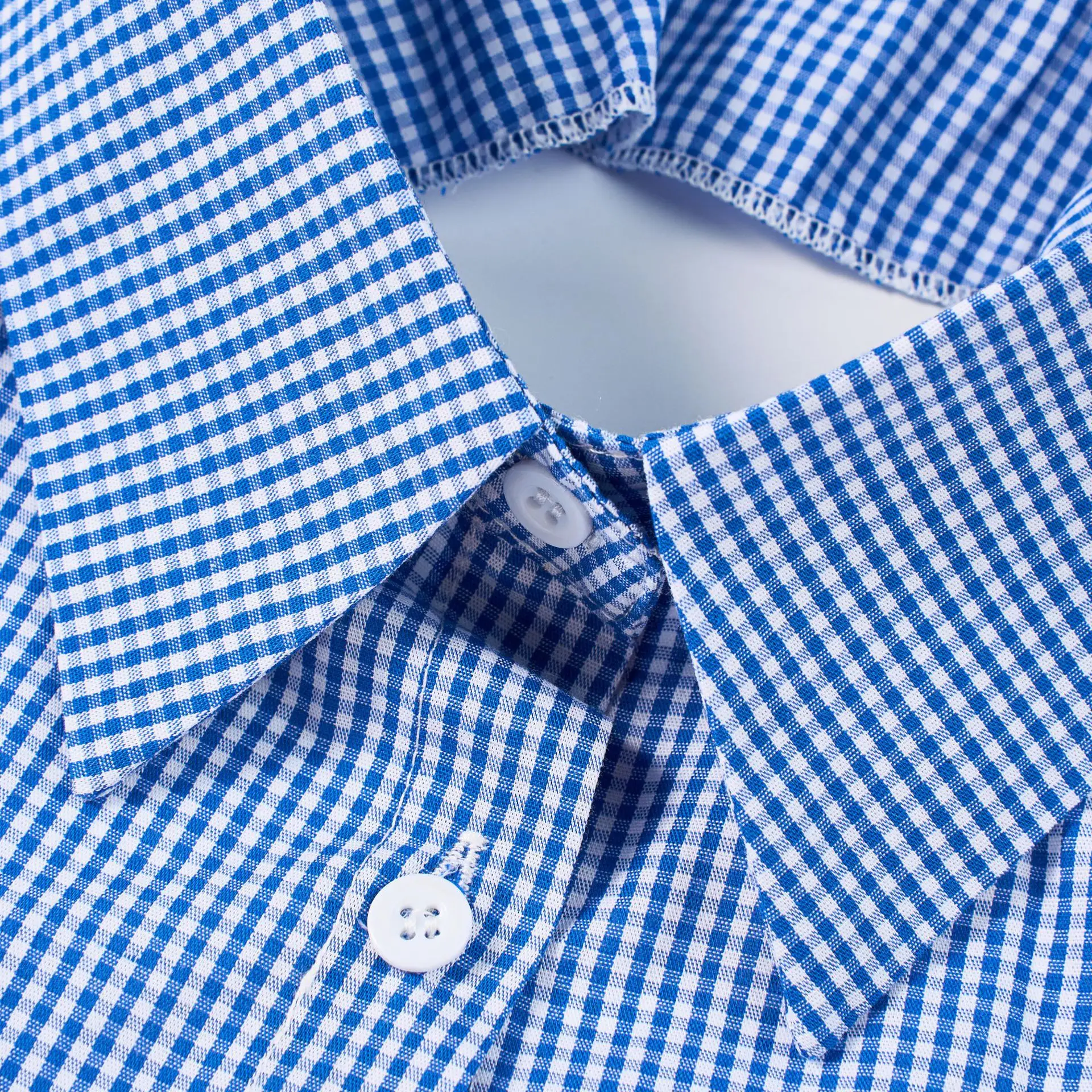 Модный простой полосатый клетчатый воротник с рукавами, комплект из трех предметов, внутренний свитер, футболка с искусственным воротником, унисекс