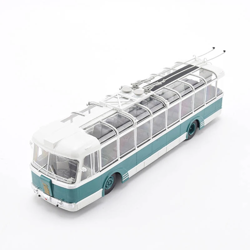 1/43 Soviet Trolleybus SVARZ-TBES Sightseeing Bus JAVN056 Russian Bus Model Toy Gift