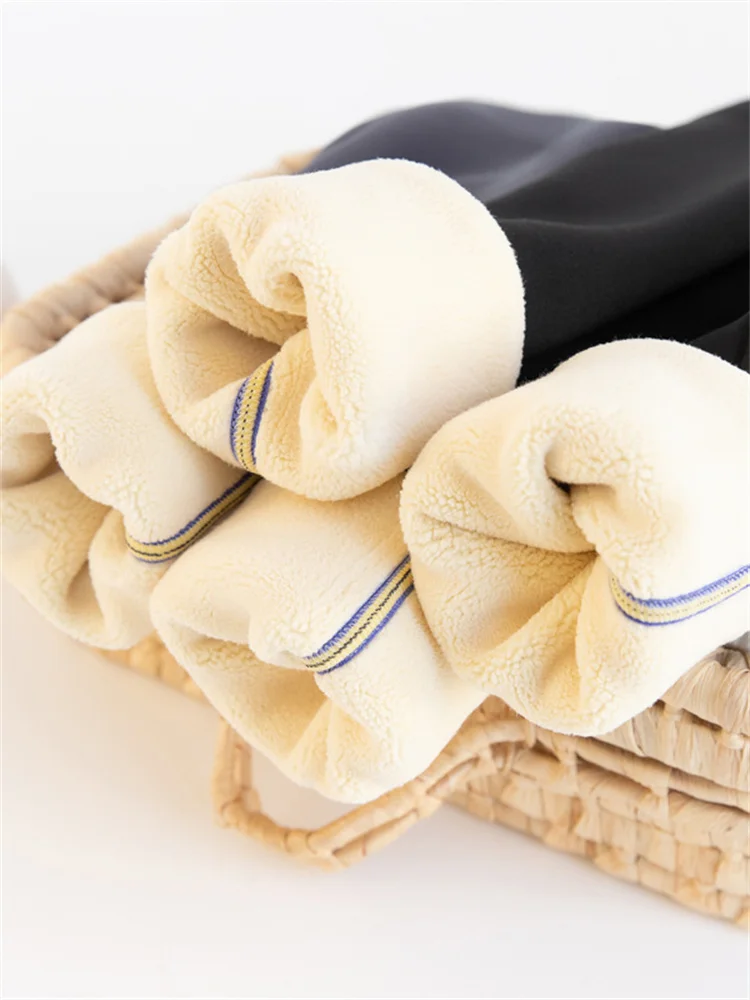 Pantaloni in Velluto Extra Spesso Thiened Fce, Pantaloni Caldi per Yoga, Pantaloni Lunghi a Gamba Dritta per Ragazze