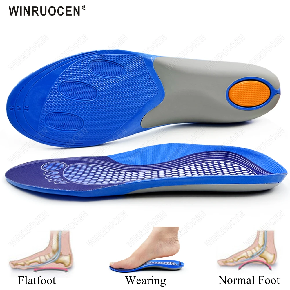 

Sports Elasticity Arch supports Shock-absorbing Insole For Shoes Sole Technology Plantar Fasciitis Feet Orthopedic insoles