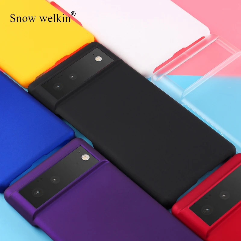 For Google Pixel 6 Pro 6A Luxury Rubberized Matte Hard Plastic Case Cover For Google Pixel 7 Pro 7A Back Phone Cases