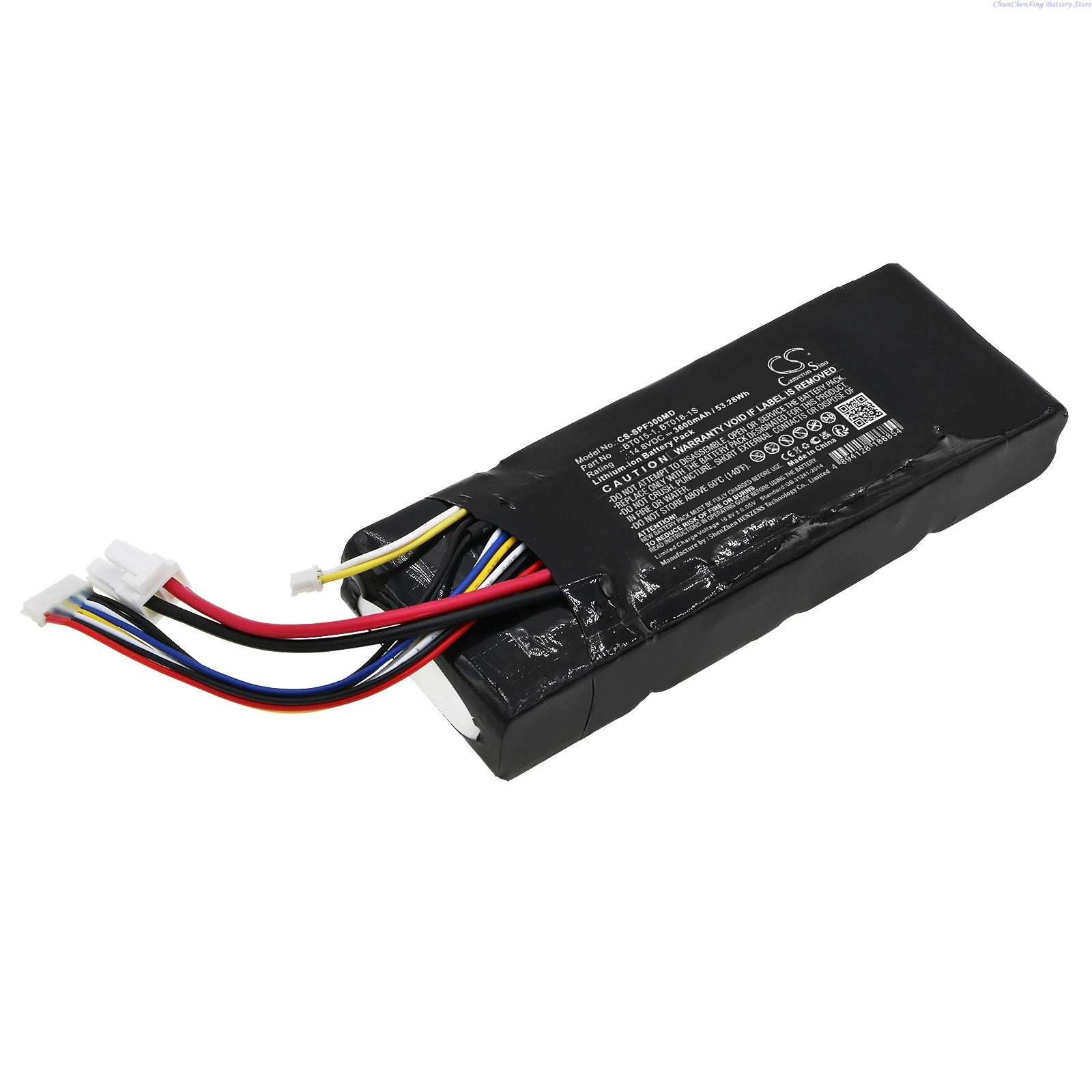 14.8V 3600mAh Battery BT015-1 BT018-1S for AirSep/Caire Inc Freestyle 3, Freestyle 5, Freestyle Portable Oxygen Concentrator