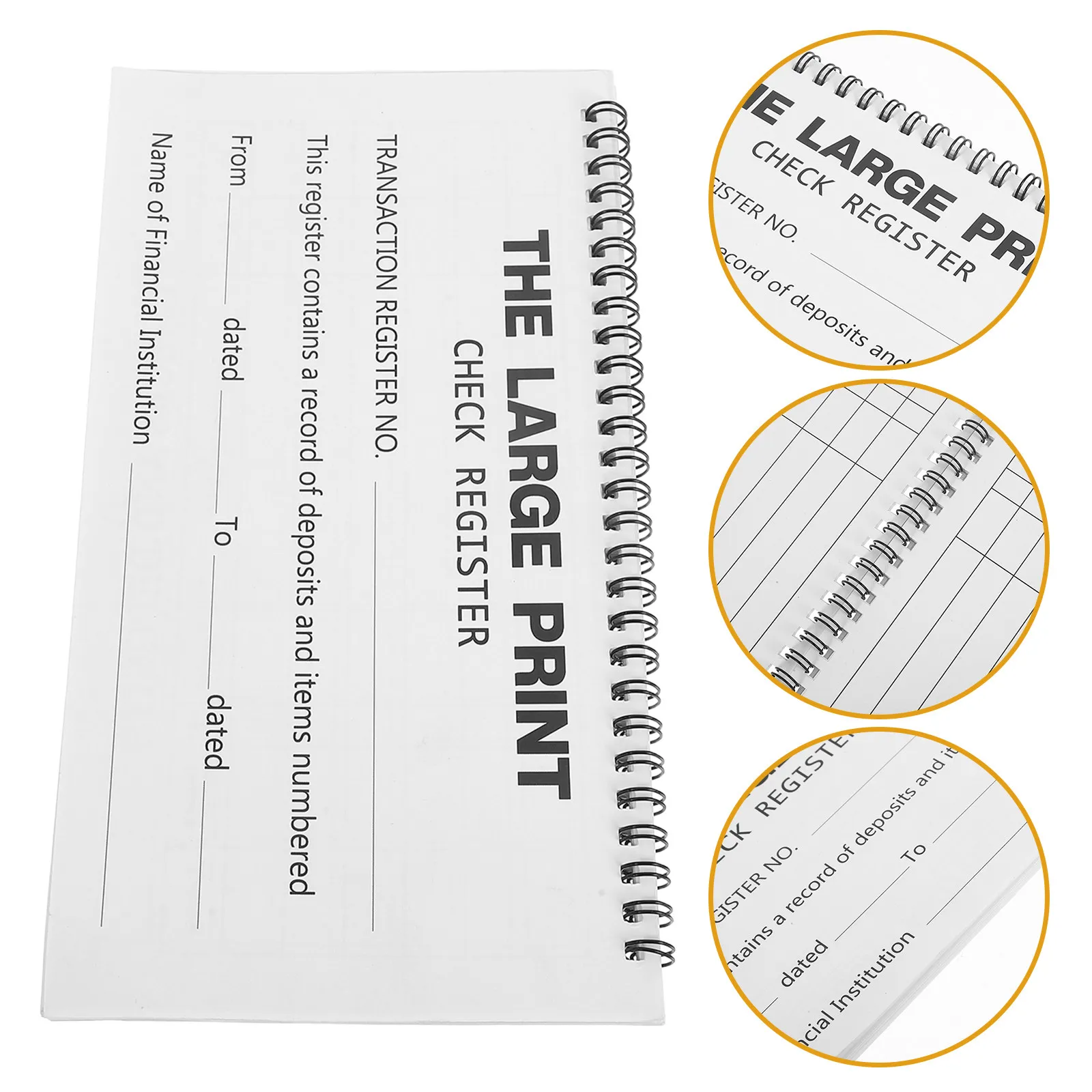 

Financial Tracking Planner Book Portable Coil Binding Daily Monthly Budget Expense Management Business Personal Finance Journal