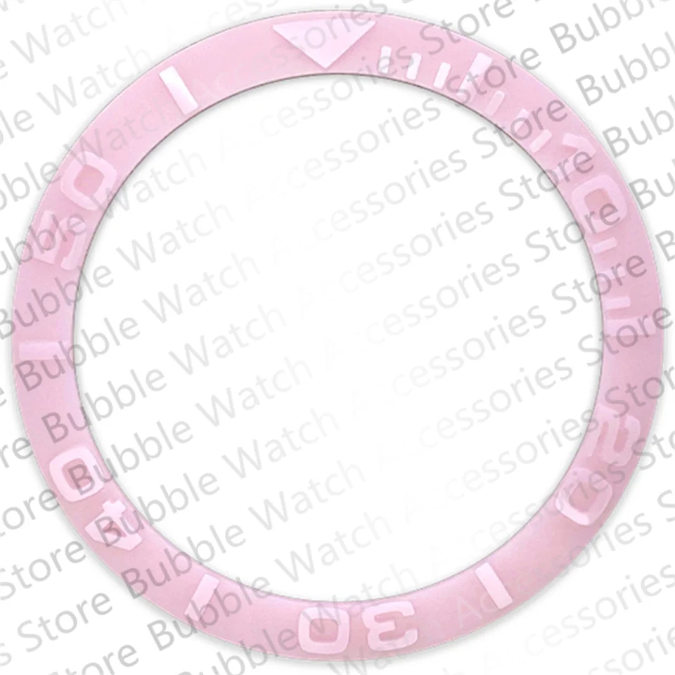 실버 골드 블랙 세라믹 베젤 인서트, Rlx Ym 기계식 손목시계용, 38mm * 30.7mm