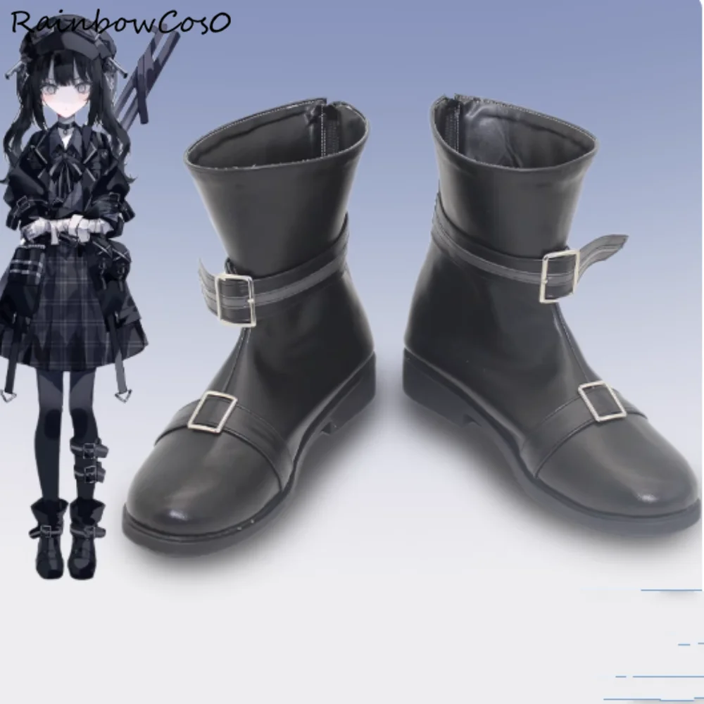 Kurobe Nanoka Magical Girl Witch Trial Cosplay Shoes Boots Game Anime Halloween Christmas RainbowCos0 W5499