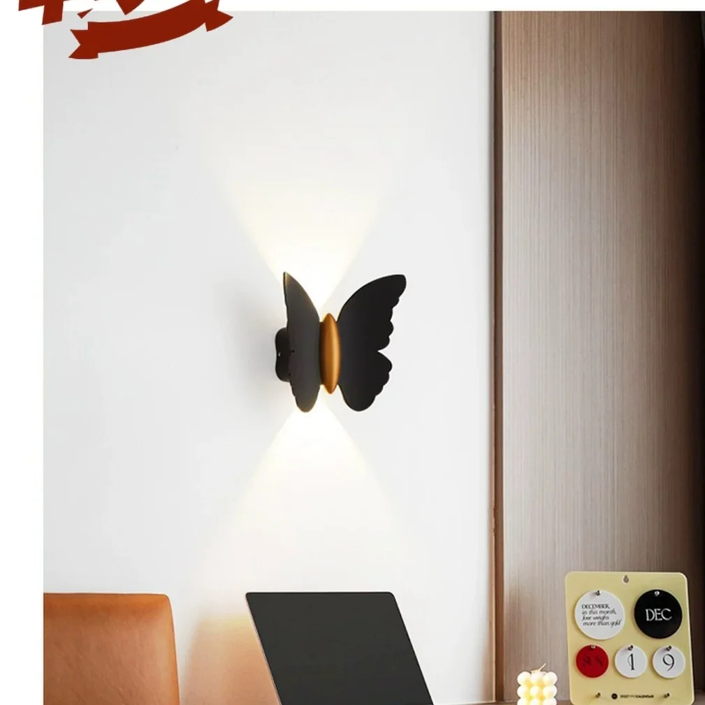Outdoor wall lamp butterfly wash wall lamp simple modern staircase corridor wall lamp courtyard balcony entrance hall lamp