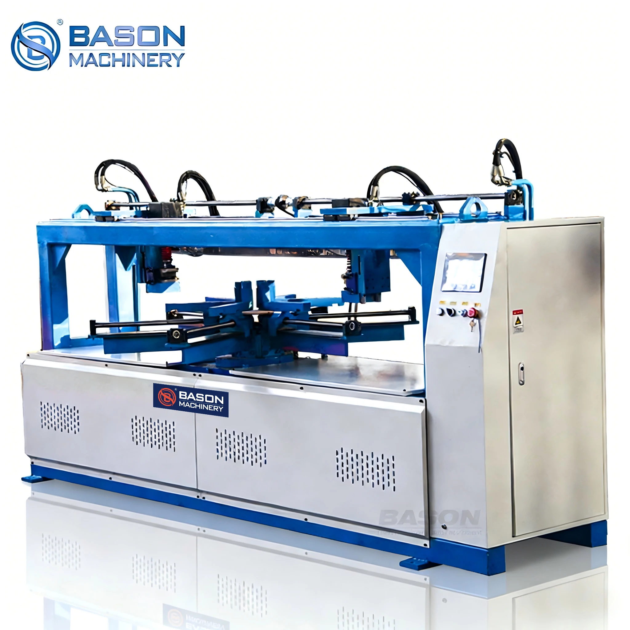 HVAC Duct Machine CNC Round Duct Flange Punching Machine Easy Touch Screen Operation & Program Storage Stable & High Precision