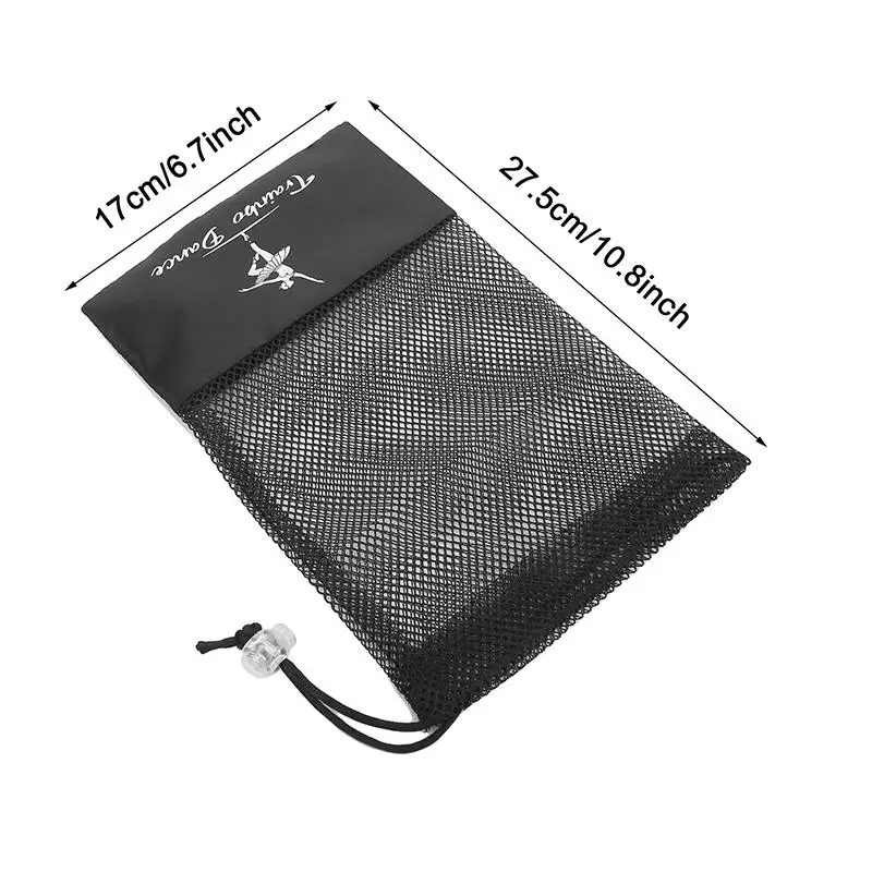 Black Pink Dance Shoe Storage Bags Ballet Shoe Storage Mesh Bags Breathable And Portable Drawstring Storage Bag