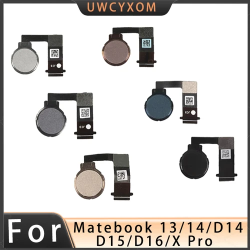 Imagen 2 del producto Nuevo botón de inicio para Matebook 13/14/D14/D15/D16/X Pro Origi Sensor de identificación táctil reemplazo del botón del cable de alimentación