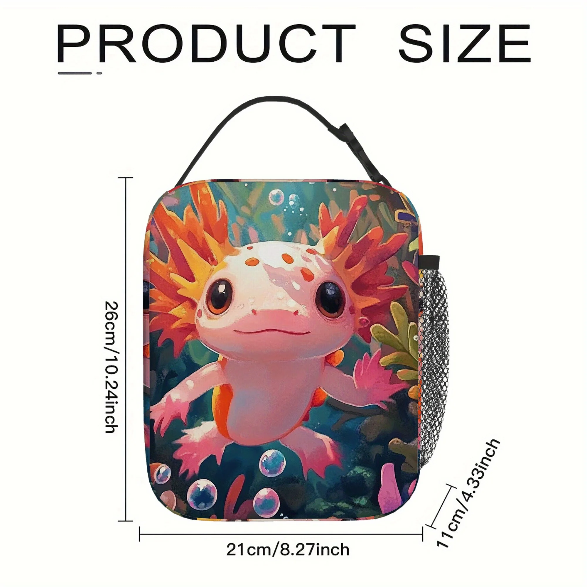 1pc Cute Axolotl Thermal Bag - - Home Office Contact review and price