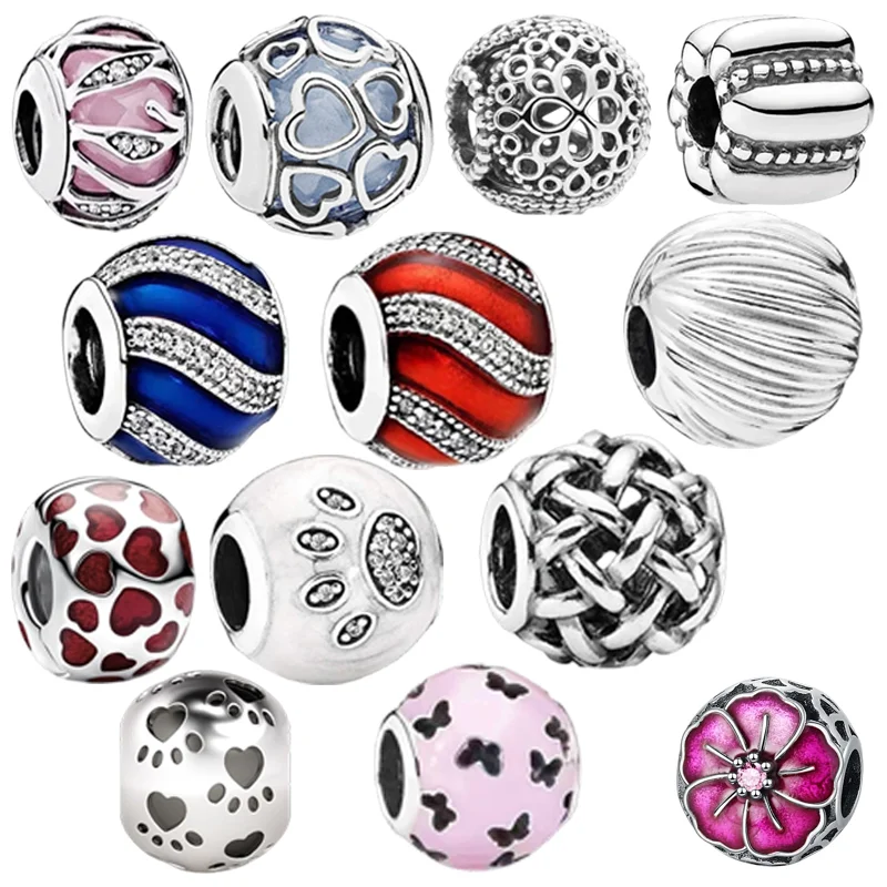 

Hot Sale Spherical Multiple series Charm Bead Fit Original European Sterling Silver Jewelry Bracelet & DIY Jewelry Unique Gift