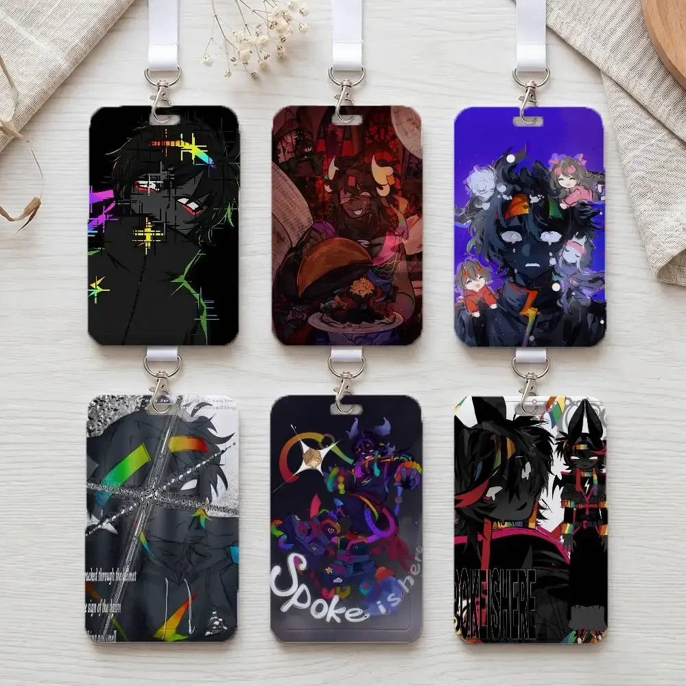 Anime S-Spokeishere S-Spoke  Fashion ID Card Holder Business Work Card Sleeve Protector