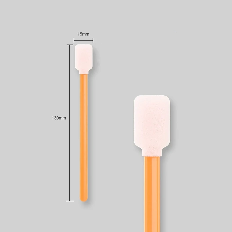 A98E-500 Pack Cleaning Swabs 5.1 Inch, Foam Tips Sponge Sticks For Printer, Electronics, Camera, Optical Lens, Sewing Machine