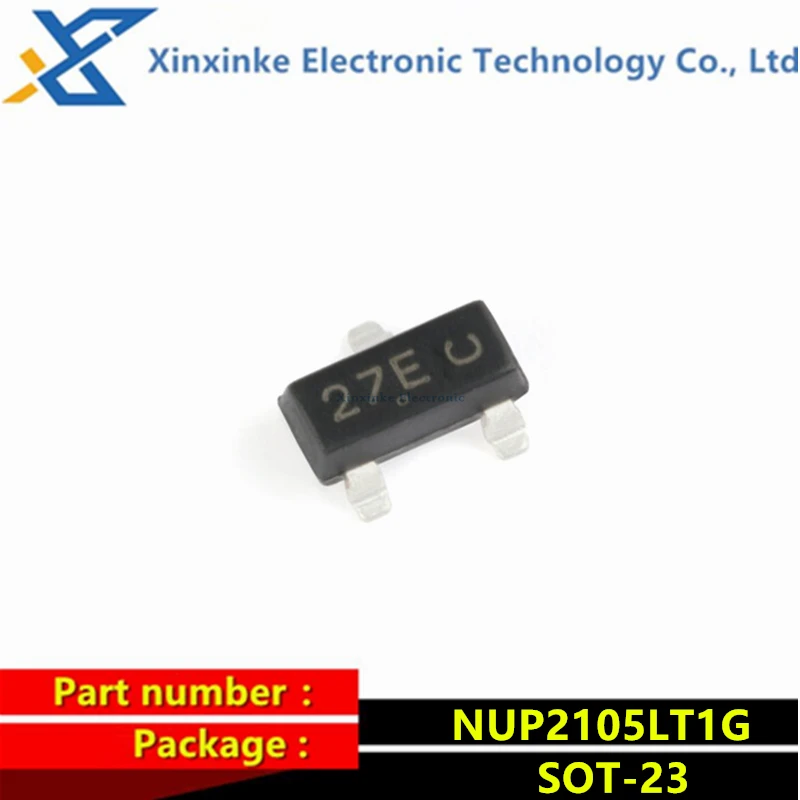 

20PCS NUP2105LT1G SOT-23 24V Bidirectional 2-Channel TVS Diode