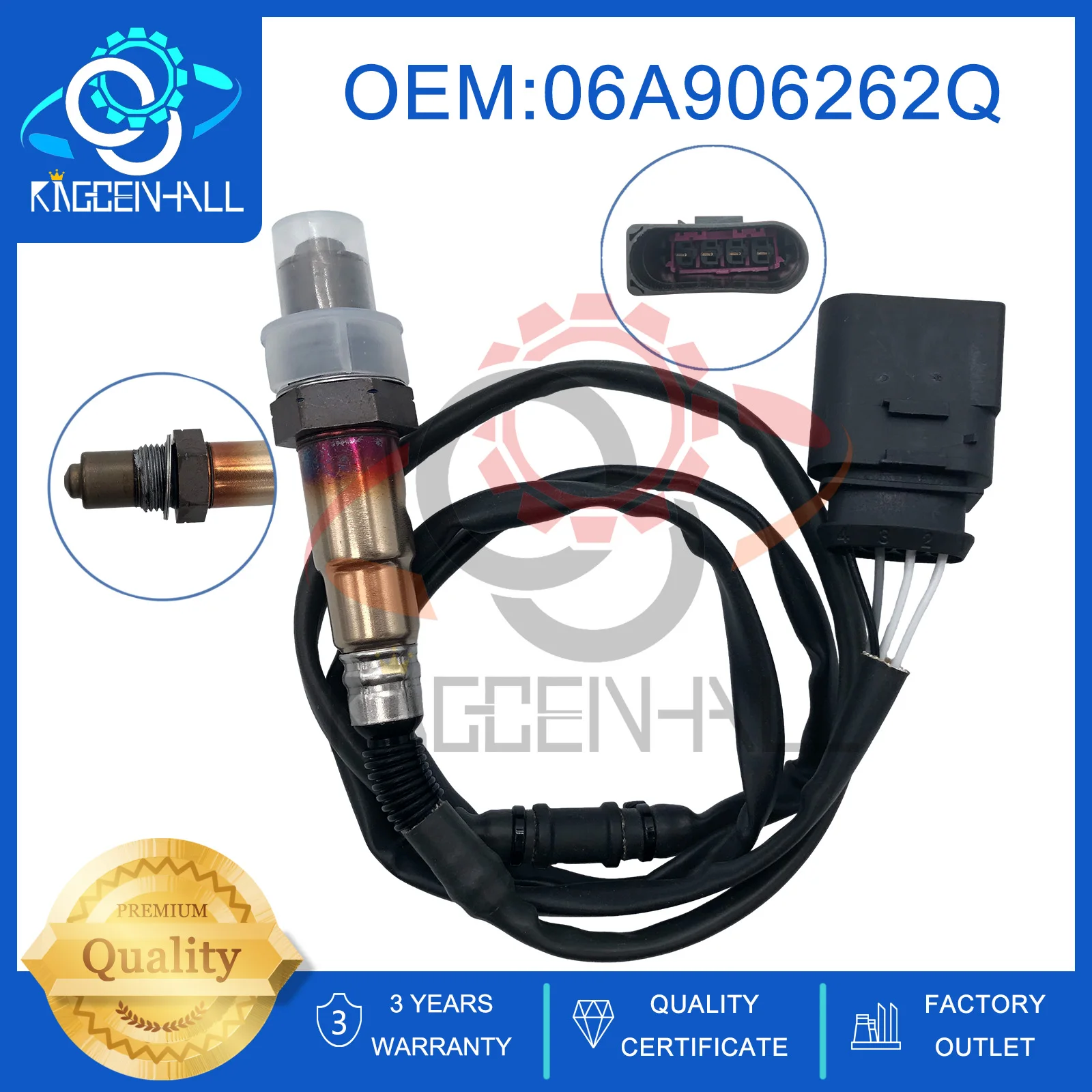 Oxygen sensor front rear O2 06A906262Q for volkswagen Jetta All kswagen Jetta Fit Audi TT Fit rear Lambda O2 Sensor