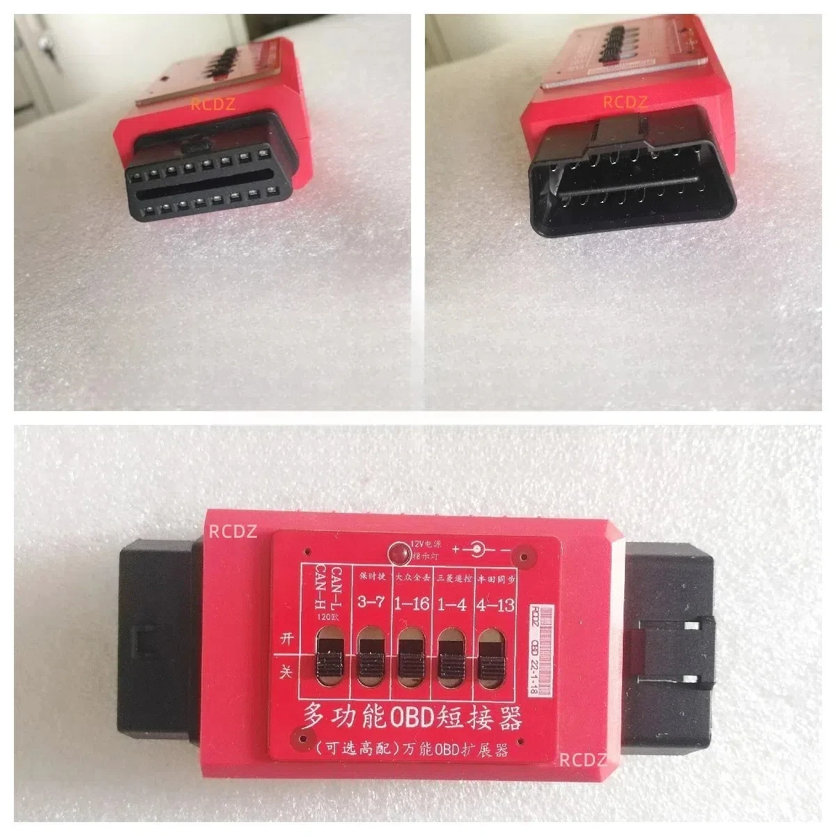 Multifunctional OBD Short Circuit Device OBD Assistant OBD Wiring Harness