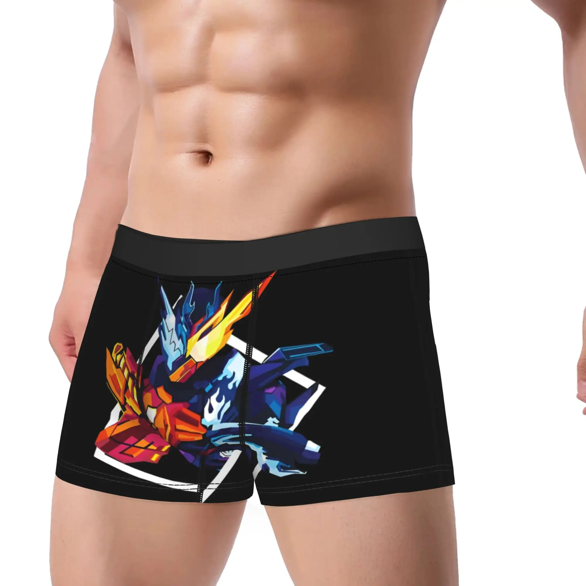 Kamen Rider Cross Z Build  Underpants Breathbale Panties Men's Underwear Comfortable Shorts Boxer Briefs