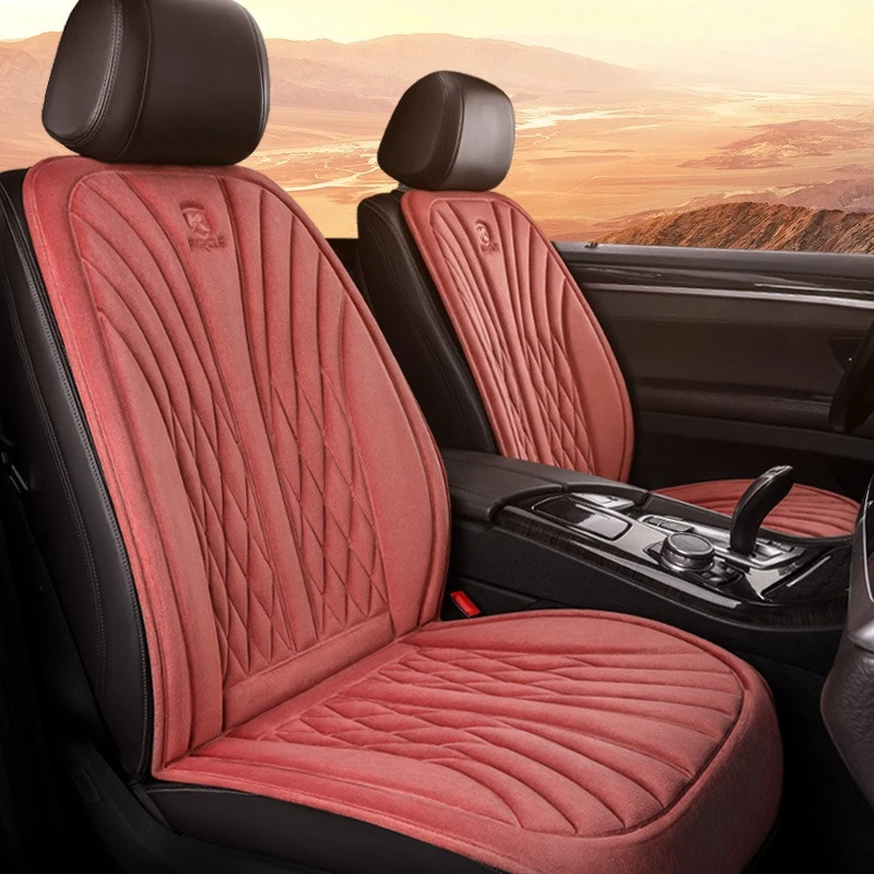 

12-24v Digital Heated Car Seat Cover Fast Car Seat Heater Soft Flannel Heated Car Seat Protector Heating Cover Smart Switch