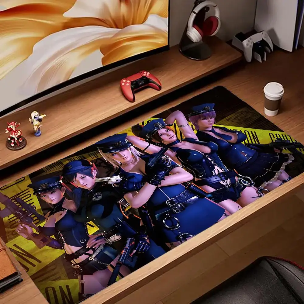 

Коврик для мыши Dead Or Alive для 12 геймеров, коврики для клавиатуры, резина Kawai, нескользящий настольный коврик, XXL90x40 см