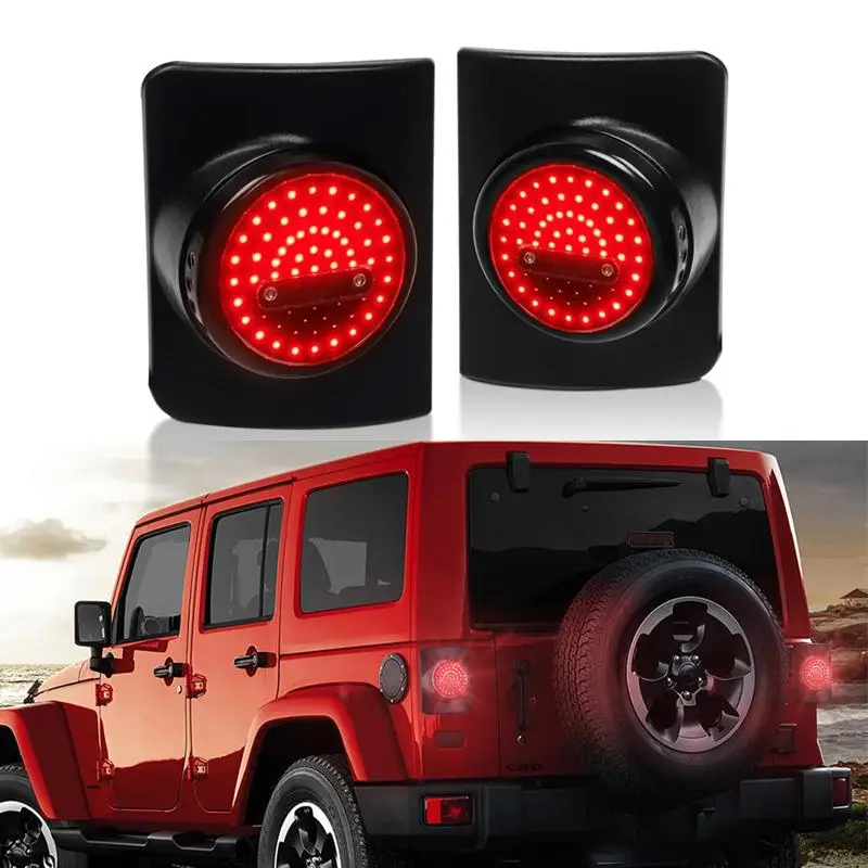

Модифицированный задний фонарь 5-го поколения для Jeep Wrangler JK 2007-2018, круглые задние фонари, стоп-сигнал, указатель поворота, задний фонарь