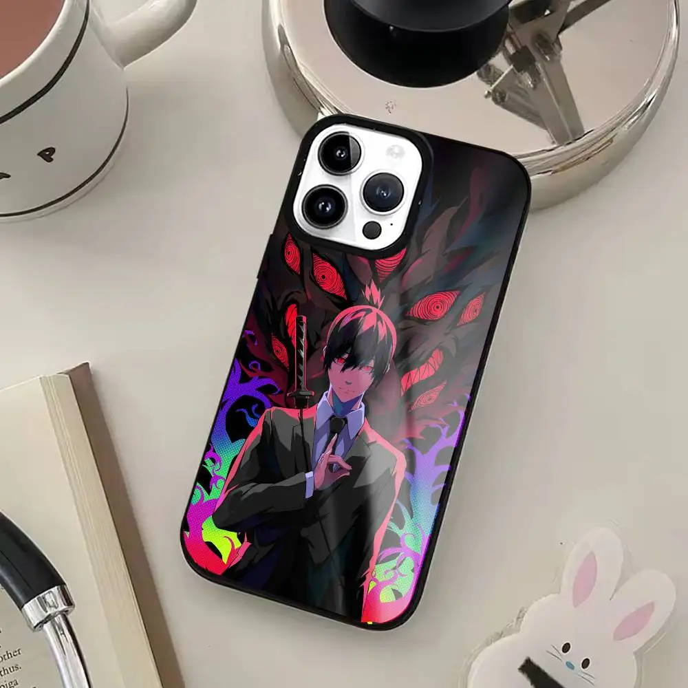 C-Chainsaw Anime M-Man Phone Case For iPhone17,16,15,14,13,12,11 Plus,Pro Max, New Magnetic Wireless Charging