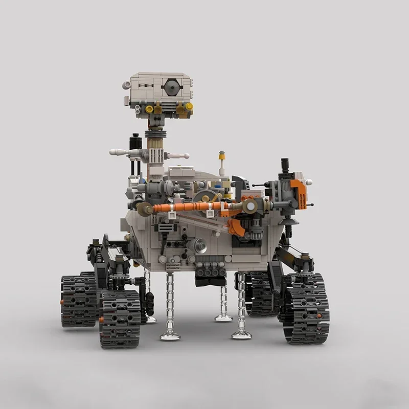 BuildMoc 2023 New Perseverance Mars Rover Building Blocks Set America Space Exploration Bricks Idea Toys Children Birthday Gifts