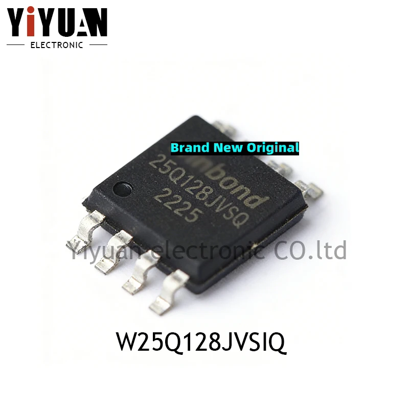 

5PCS 100% New Original W25Q128JVSIQ 25Q128JVSQ W25Q128JVSQ W25Q128 SOP-8 Flash Chip Memory IC 8-SOIC
