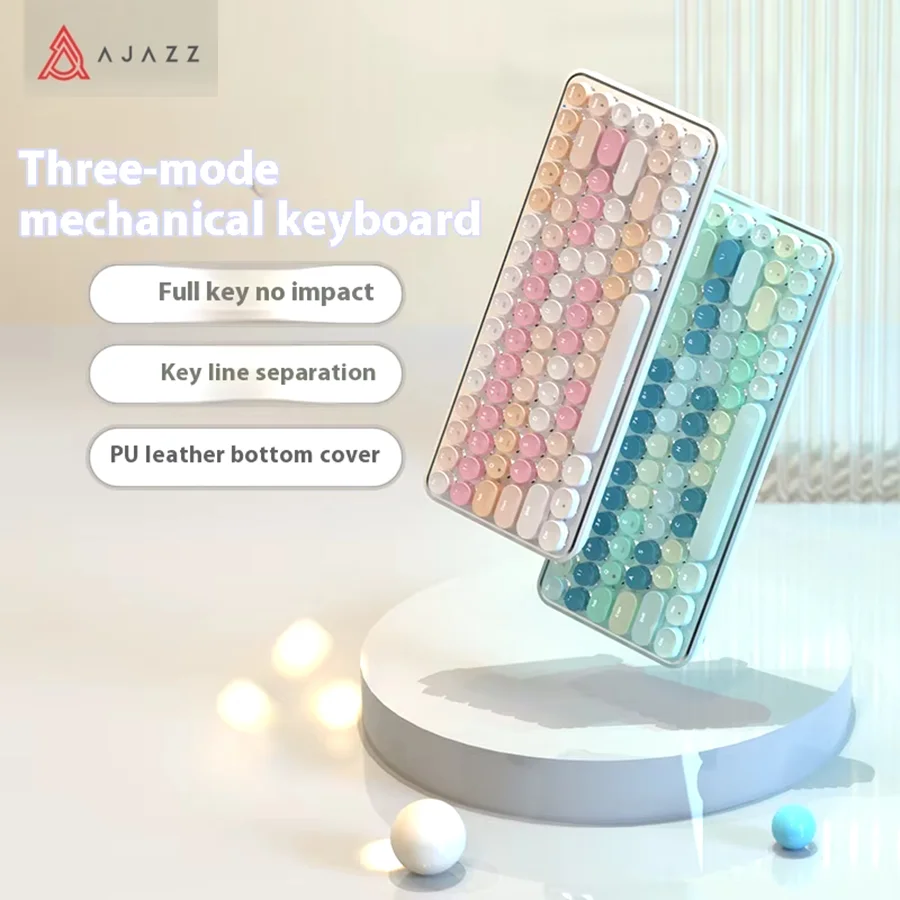 

Клавиатура AJAZZ K840T Механическая с 3 режимами работы, 84 клавиши