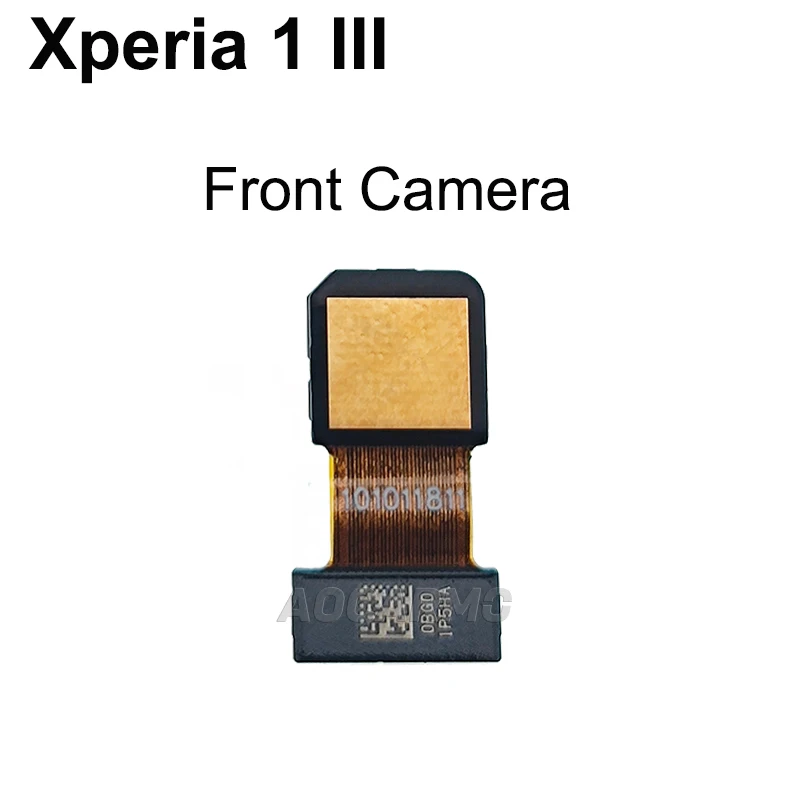 Aocarmo Pour Sony Xperia 1 III / X1iii MARK3 XQ-BC52 BC62 BC72 Avant Arrière Principal Large Téléobjectif Caméra Tech 3D iToF Flex Câble