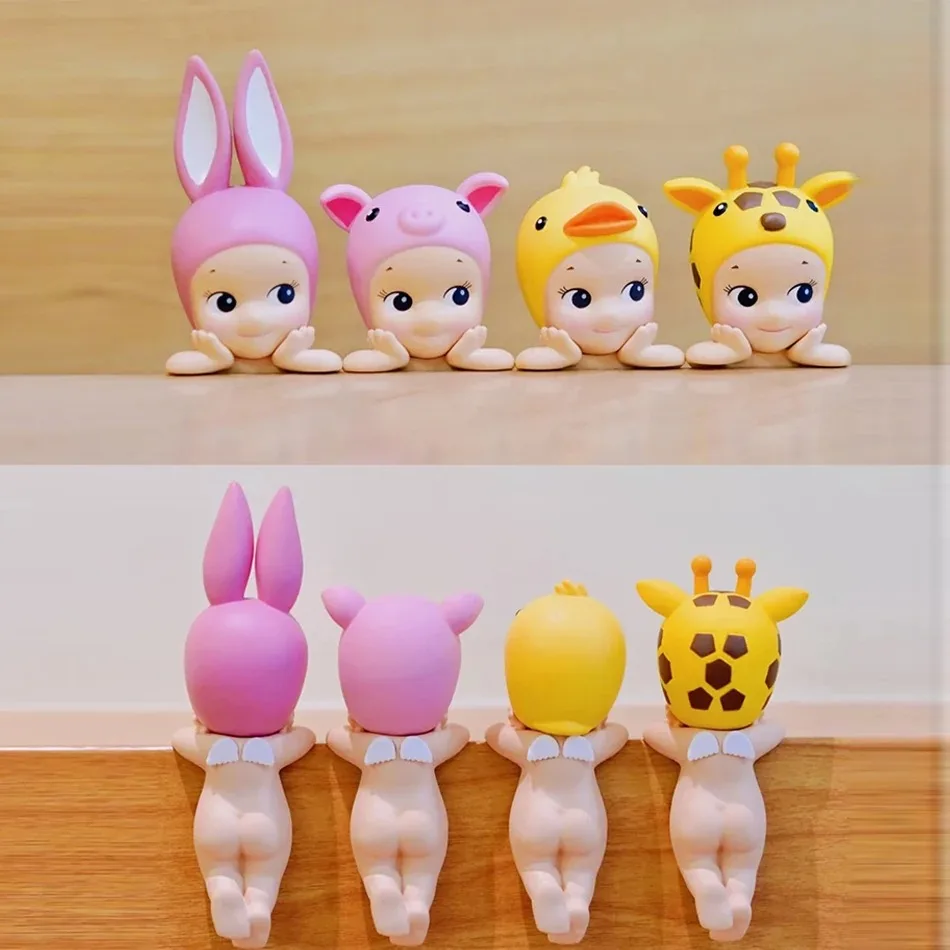 S Angel Hippers شخصيات صغيرة الحيوان صندوق أعمى ألغاز Kawaii زخرفة دمية طفل الهاتف الديكور لطيف هدية الكريسماس #2