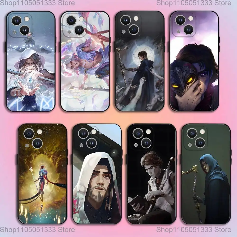 

Viktor A-ArcaneS Season 2 Phone Case For iPhone 16,15,14,13,12,11,Pro,XS,Max,XR,Plus,E,SE4,Mini Black Soft Cover