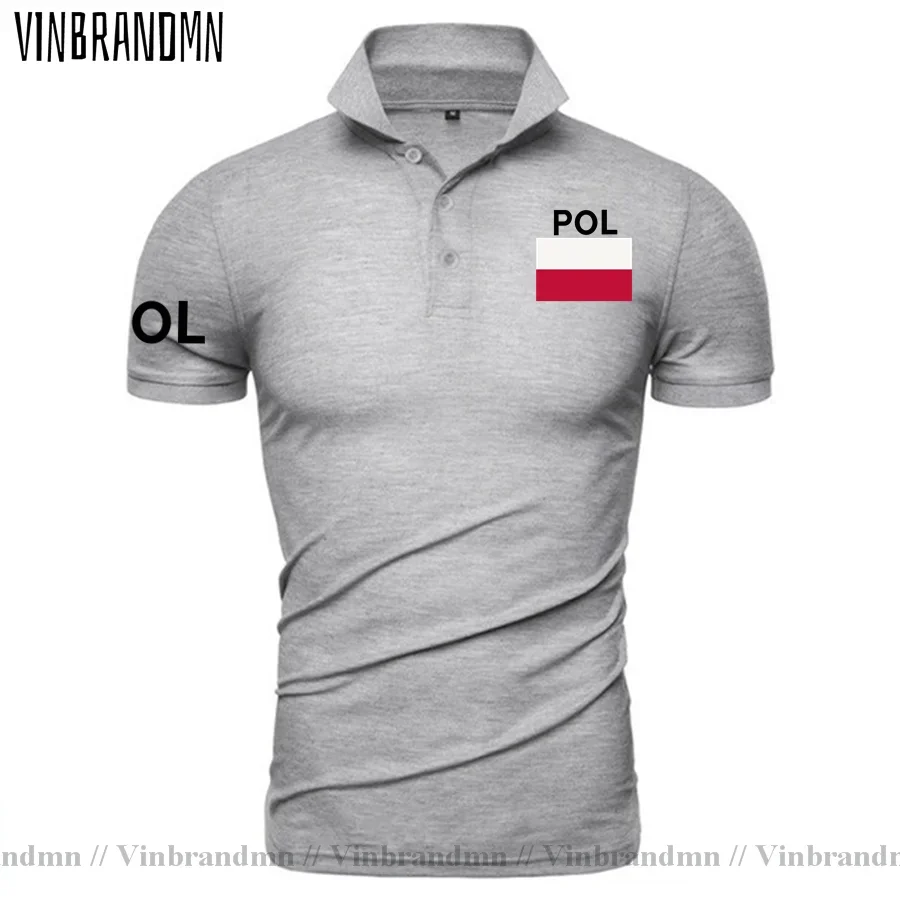 Poland Polish Pole POLAK Polo Shirts Men Fashion 100% Cotton Shirt Brands Printed For Country Flag Clothing Nation Team POLSKA