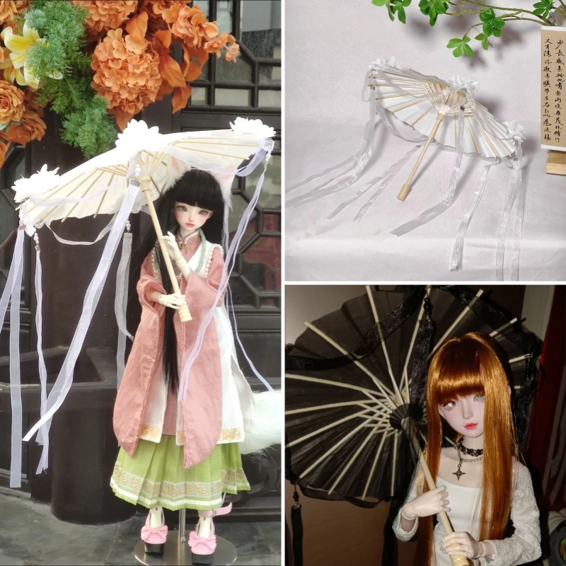 

Mini Doll's Umbrella for 1/3 BJD Doll Handheld Props Decoration Doll Accessories Photography Prop Model Toys Parasol Sunshade