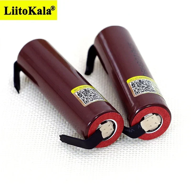 Liitokala new HG2 18650 3000mAh battery 18650HG2 3.6V discharge 20A, dedicated For hg2 batteries + DIY Nickel