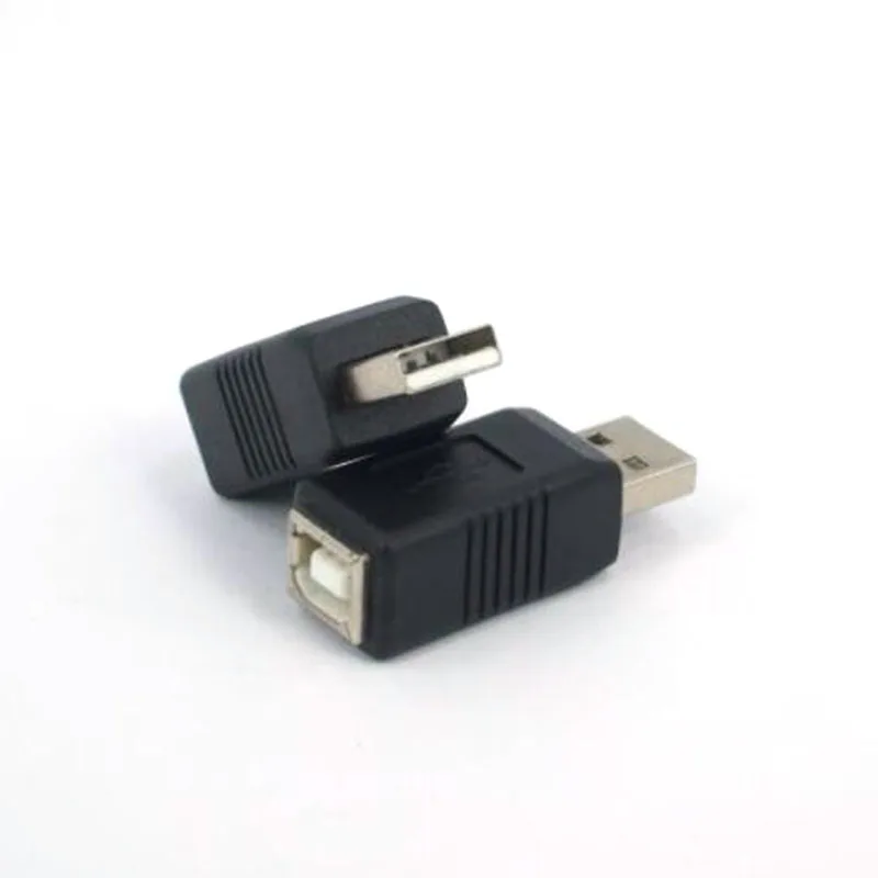 Adapter Electronics USB 2.0 Type A Female to Type B Male Printer Adapter Converter Connector Male to Female Plug D5