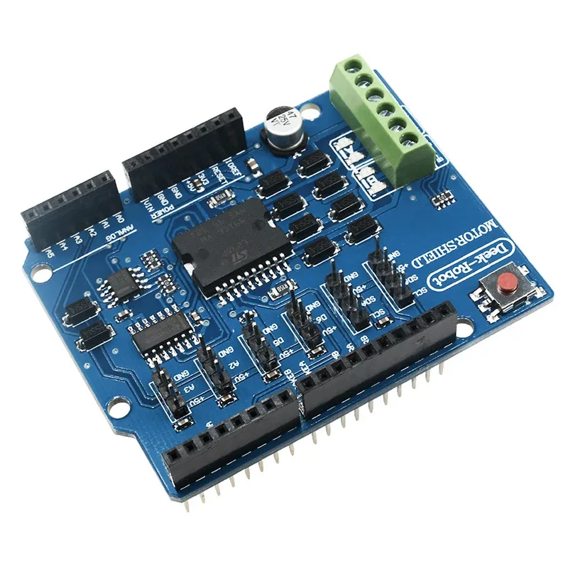 L298P L298 Shield R3 DC Motor Driver Shiled Board Module 2A Dual Full Bridge H-Bridge 2 Way For Arduino r3 Relay 5V 12V