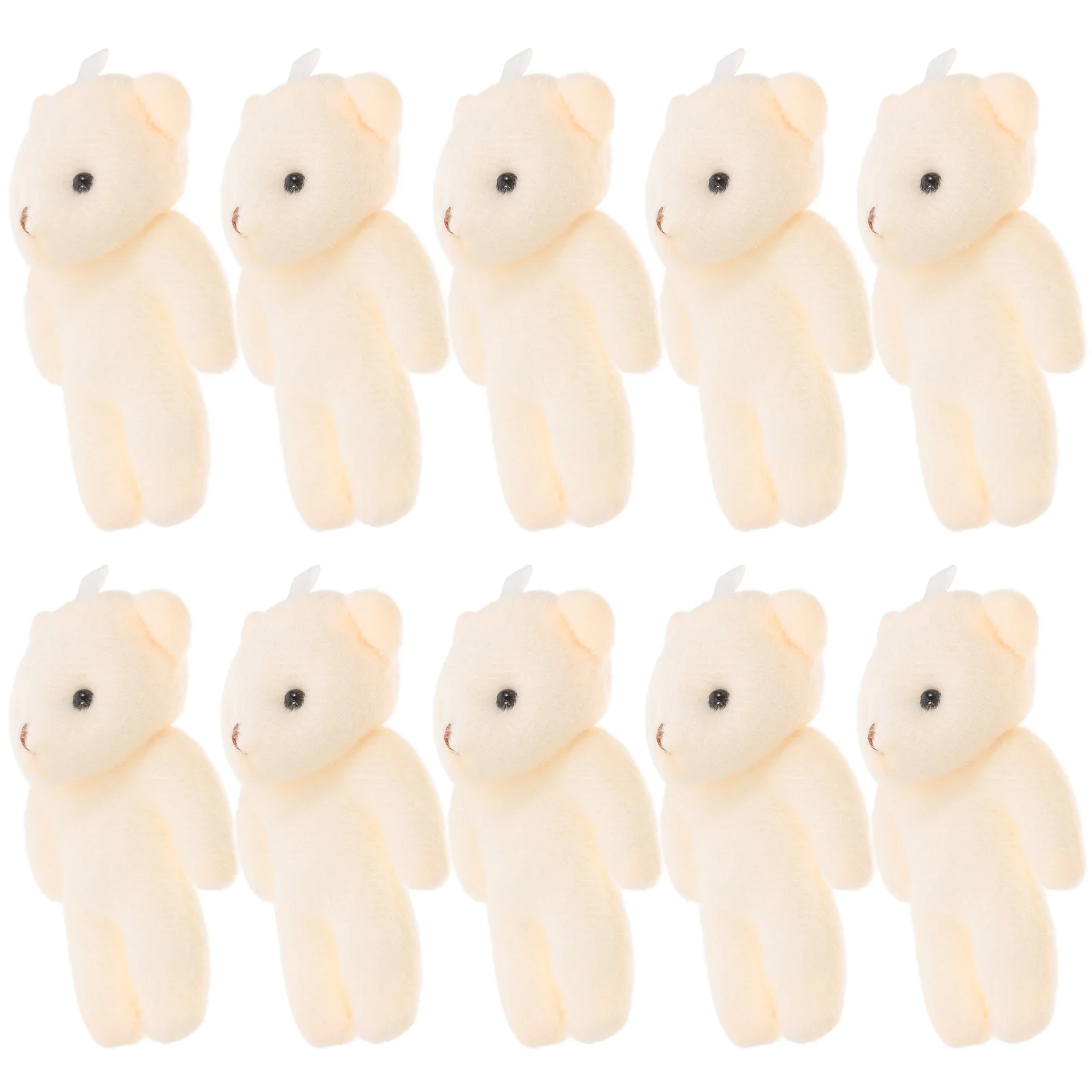 

10pcs Bear Soft Toys PP Cotton Hanging Decoration Gifts Kids Bedroom Car Cartoon Christmas Party Wedding Stuffed Animals