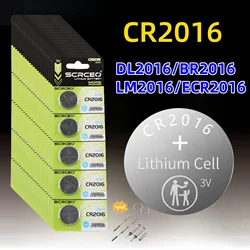 2-50pcs CR2016 3V Lithium Button CR 2016 Battery DL2016 BR2016 DL2016 LM2016 Coin Cell Watch Batteries for Toys Clock Remote